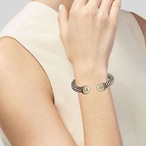 DAVID YURMAN Cable Classics Two-Tone Cuff Bracelet